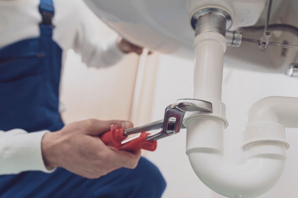 Under sink drain pipe repair service in Venice, Florida