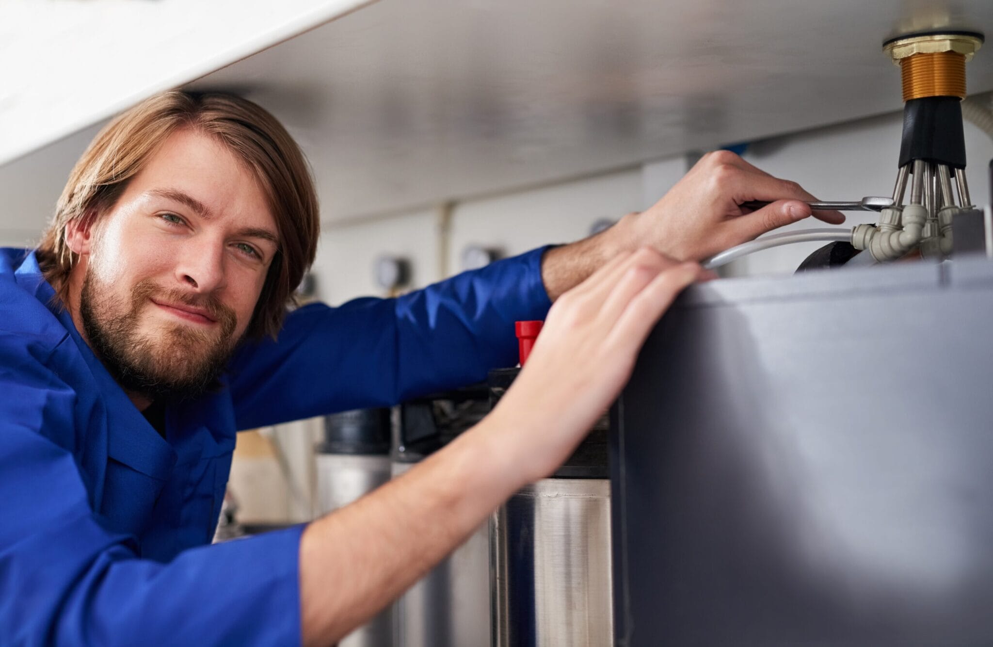 Appliance water line repair by plumber in Venice, Florida