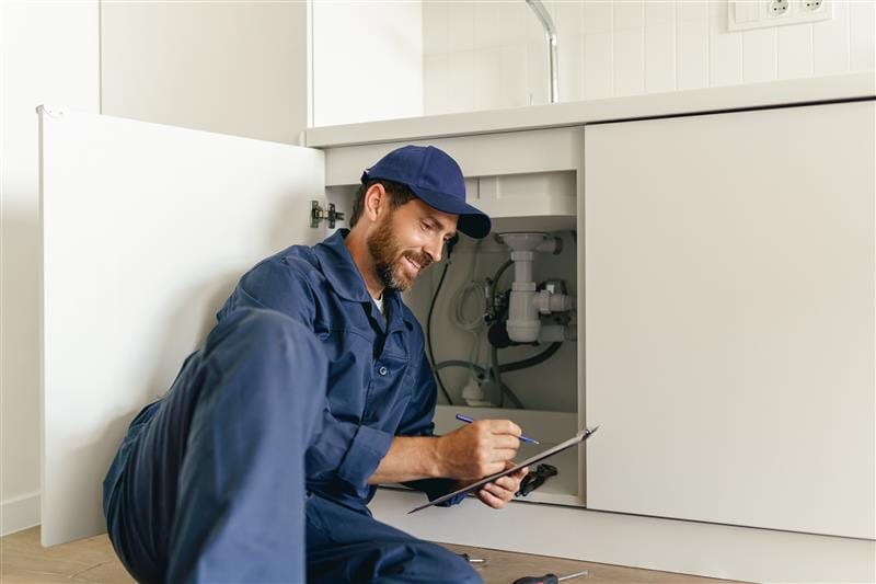 Local Venice, Florida plumber inspecting residential plumbing system